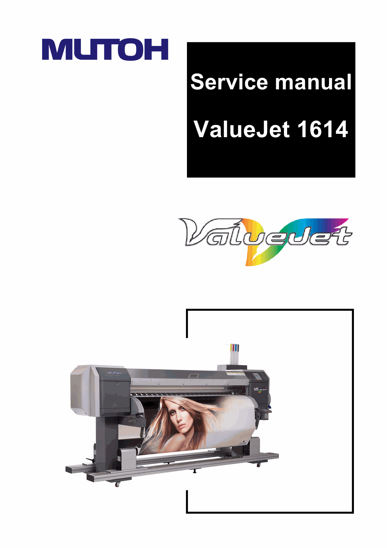 MUTOH ValueJet VJ 1614 Service and Parts Manual-1